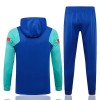 FC Barcelona Trænings jacke Hoodie 2022-23 Blågrøn
